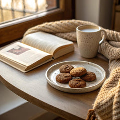 Love + Chew mini vegan cookies chocolate chia, chewy chocolate goodness.