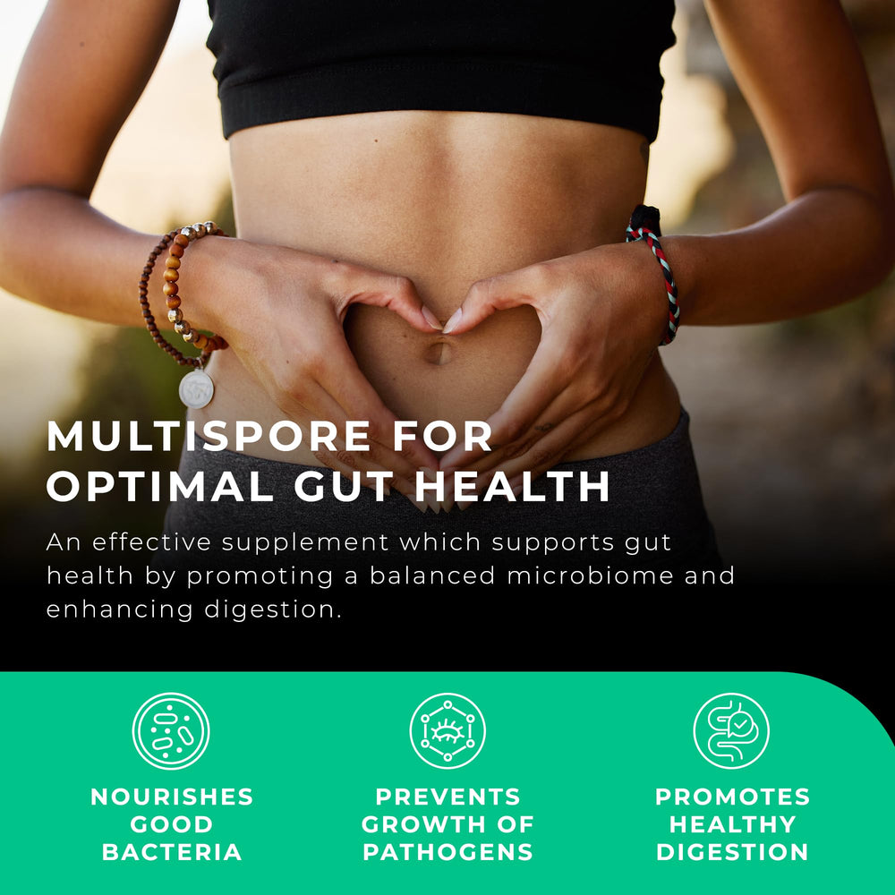 Multispore Plus label showcases heat-stable spores for room temperature storage