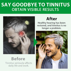 Love Life Supplements tinnitus relief capsules closeup showing easy swallowing.