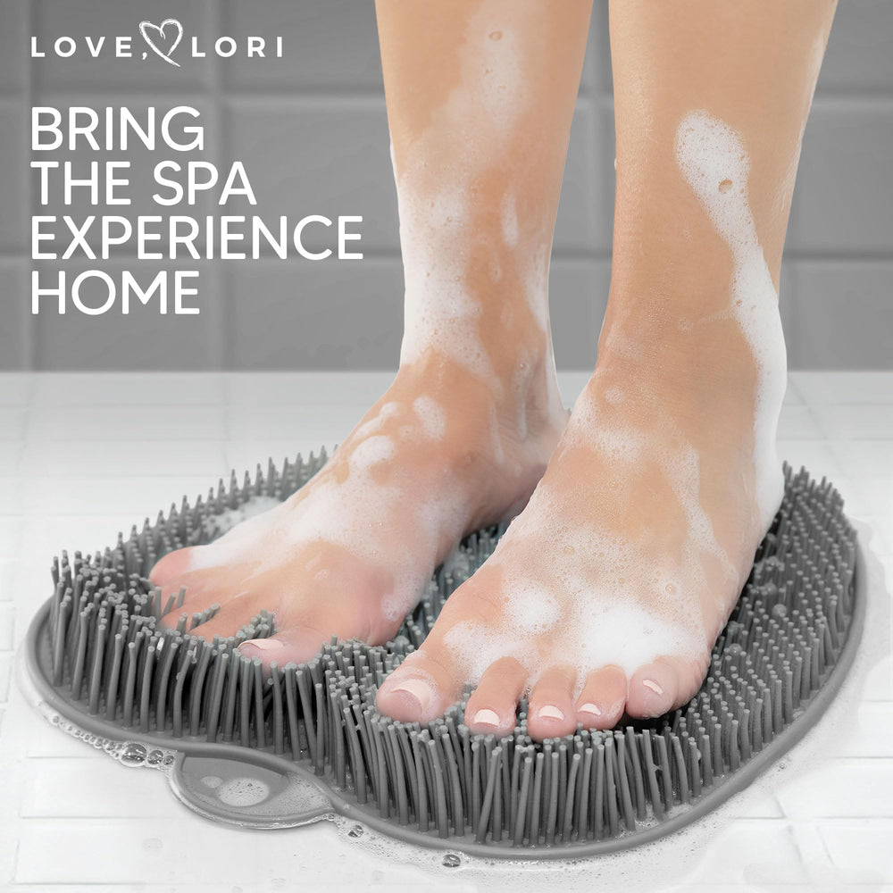 LOVE, LORI large scrubbing area providing ample space for feet and back.