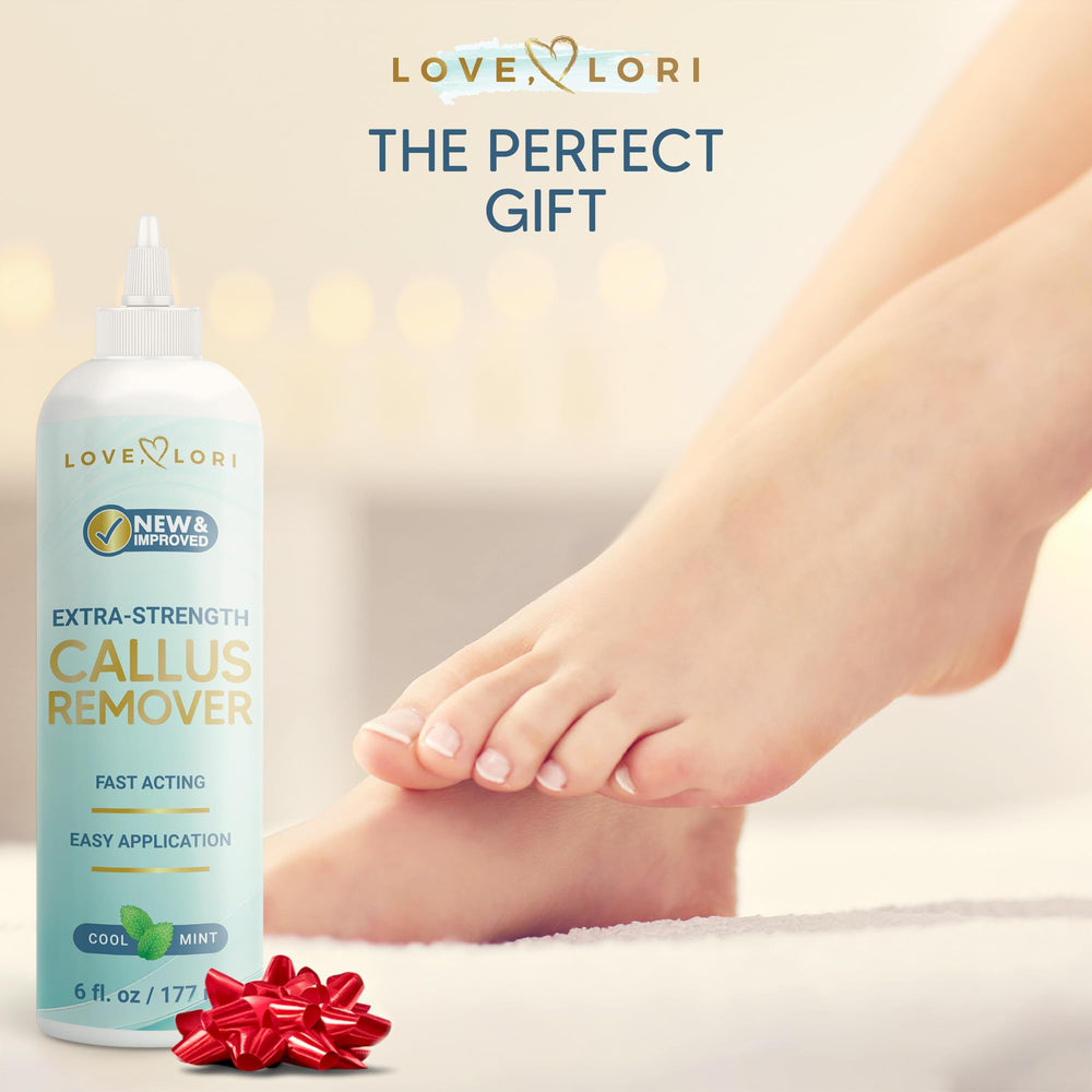 LOVE LORI softened feet after use feel smooth.