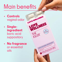 Foamy lather from Love Wellness Balance Cleanser for safe daily intimate hygiene.