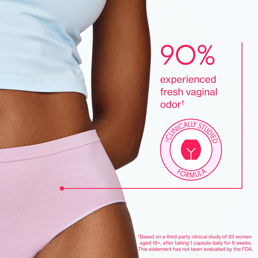 Love Wellness Good Girl Probiotics lifestyle shot suggesting on-the-go routine
