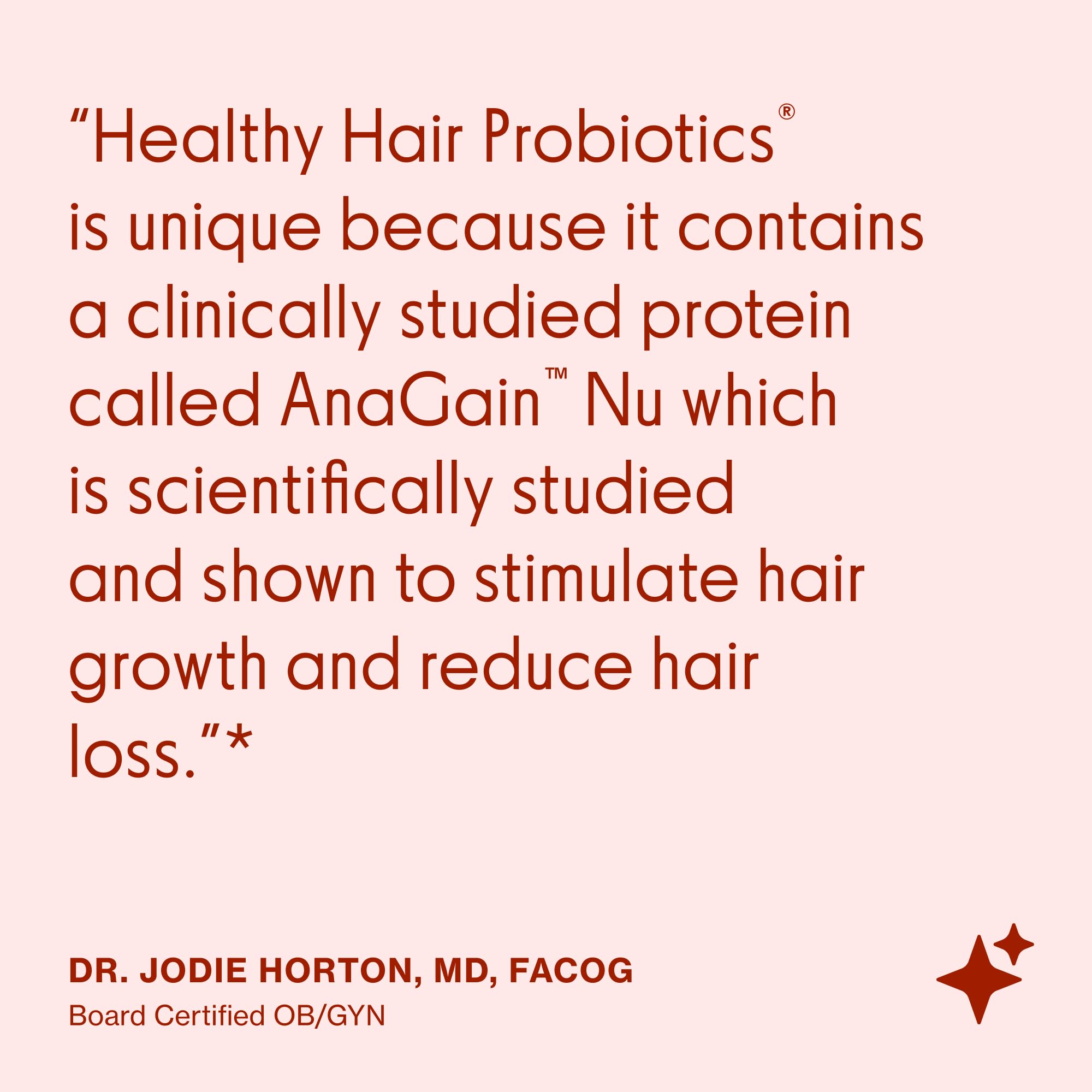 Love Wellness Healthy Hair Probiotics bottle on table suggesting convenient routine.