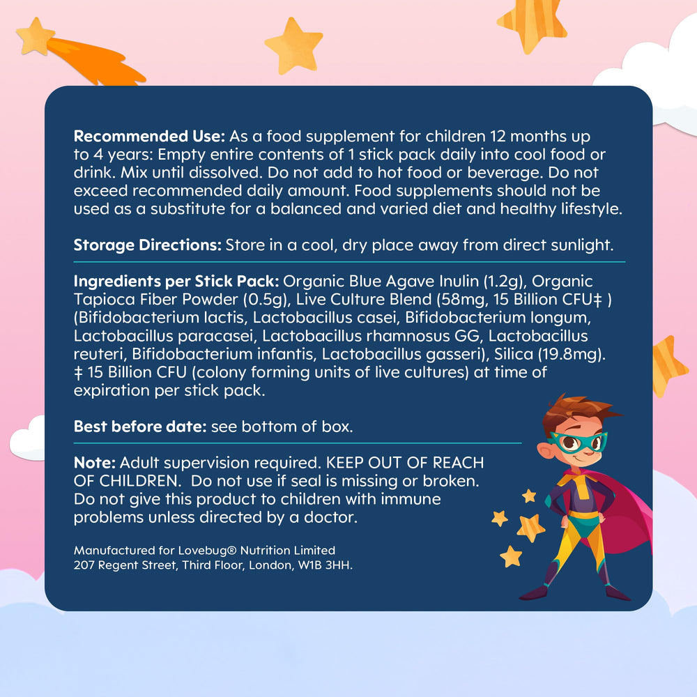 Lovebug spoon dispensing tool showing easy powder dosing.