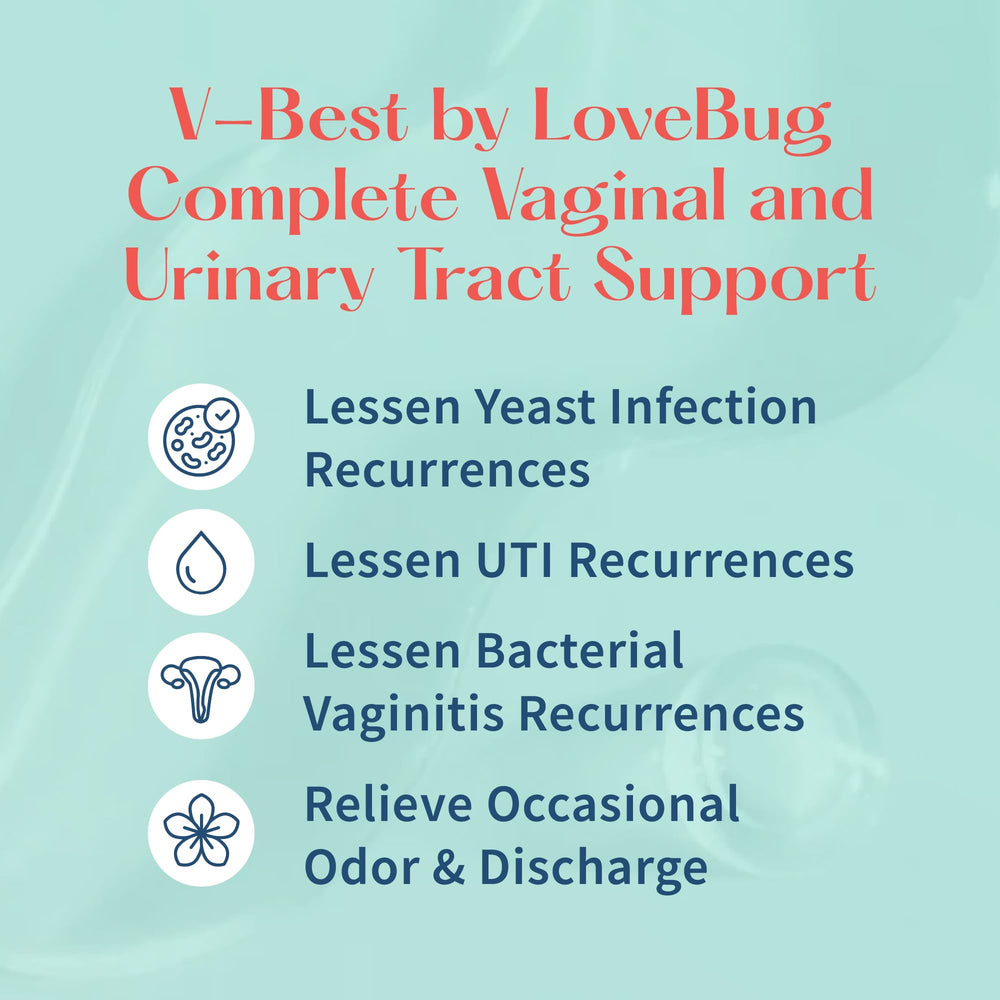 LoveBug V-Best no refrigeration icon highlights convenience.