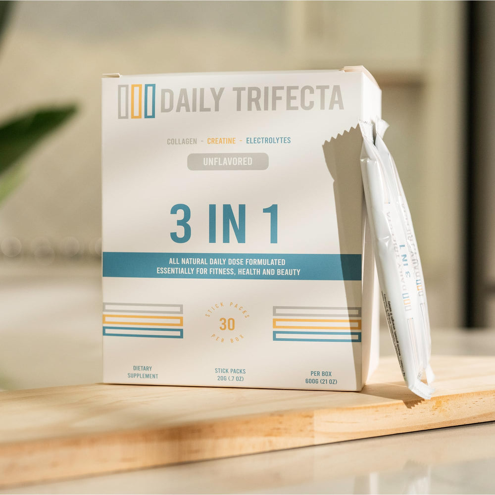 Lovie Style Daily Trifecta zero sugar label signals clean ingredients
