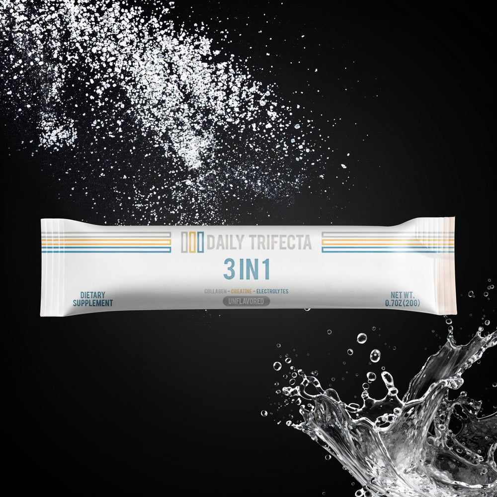 Trifecta Injection Daily Trifecta 3-in-1 Collagen, Creatine & Electrolyte Sticks by Lovie ...