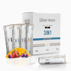 Lovie Style Daily Trifecta packets box for on the go hydration and recovery