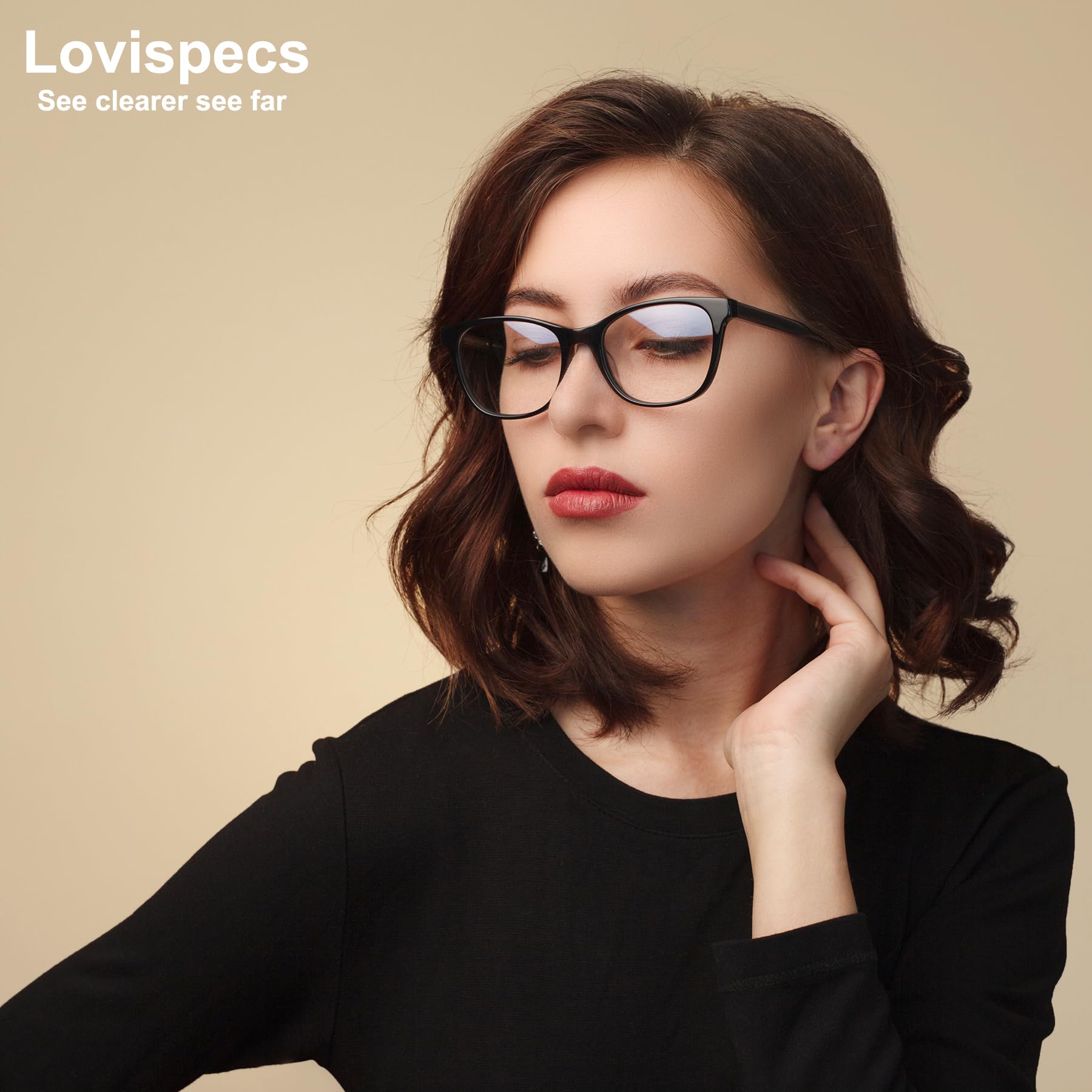 Lovispecs computer distance glasses, comfortable screen viewing