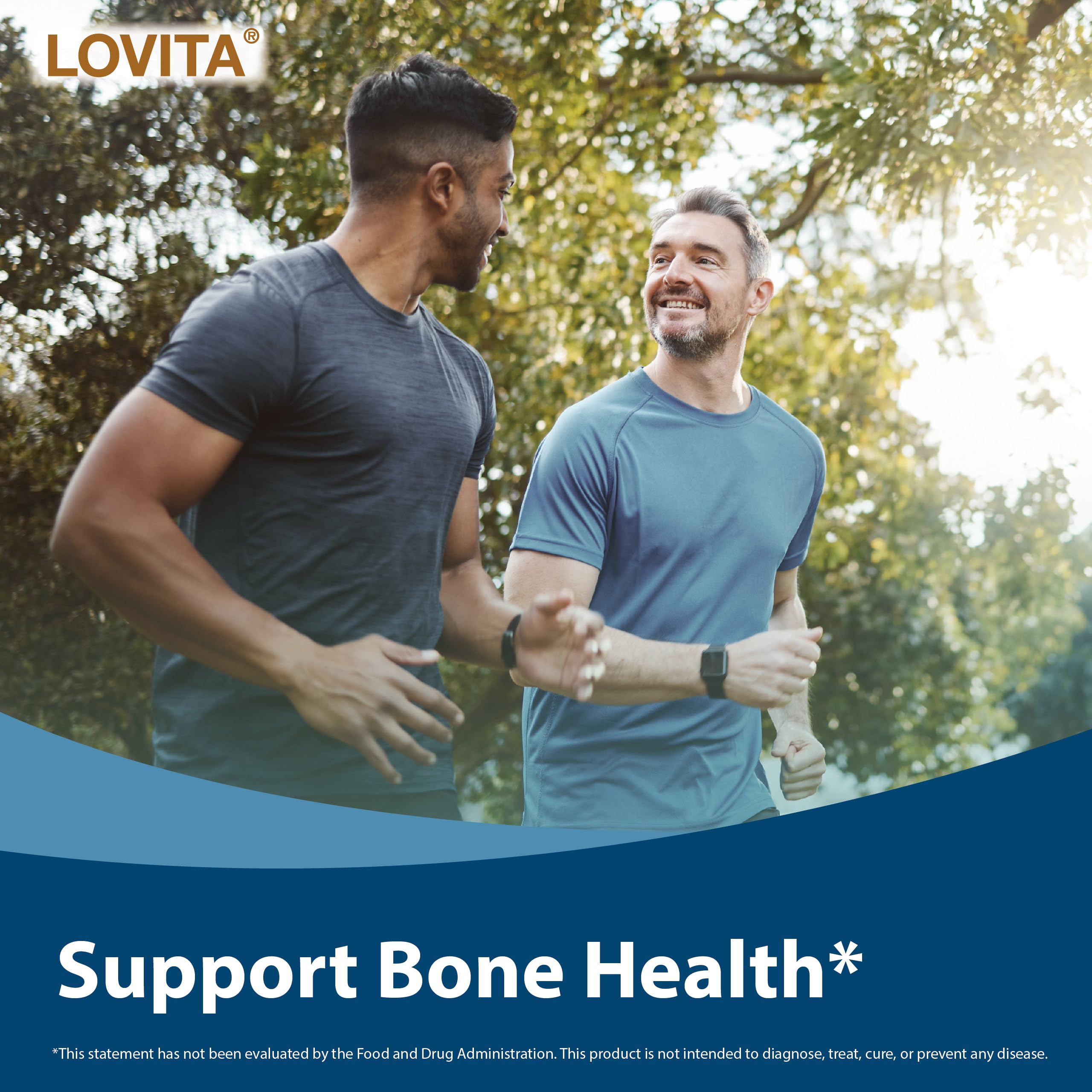 Lovita calcium citrate 800mg image highlighting immune-support minerals and balance.