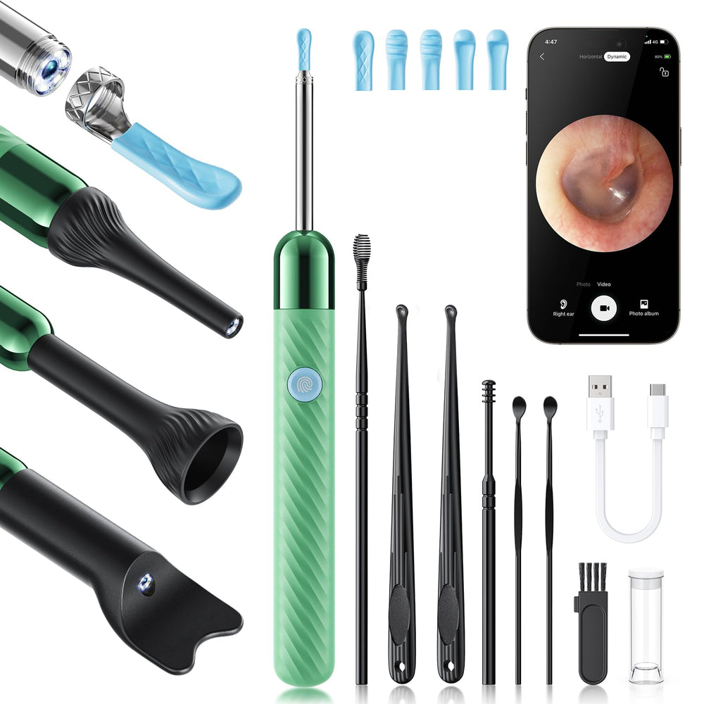 Loyker ear cleaner camera with 360° view for clear ear canal inspection.