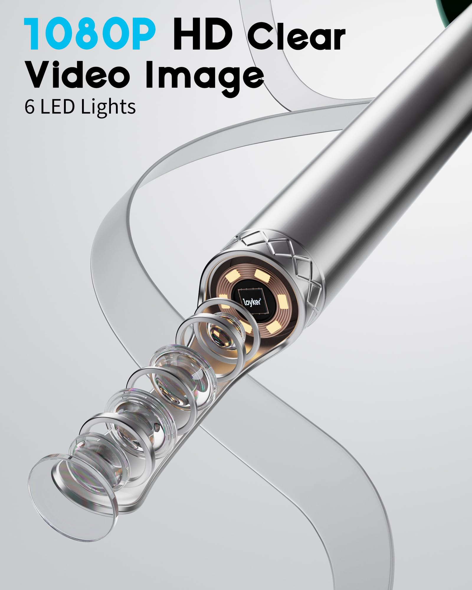 Loyker ear camera with Type-C charging enables quick, ready-to-use sessions.