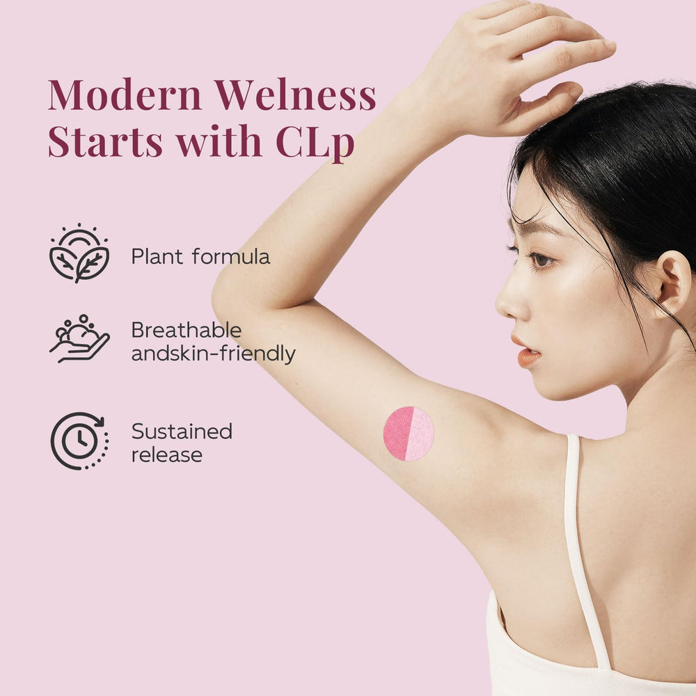 LRNASH GLP-1 patch applied to clean skin for easy daily use
