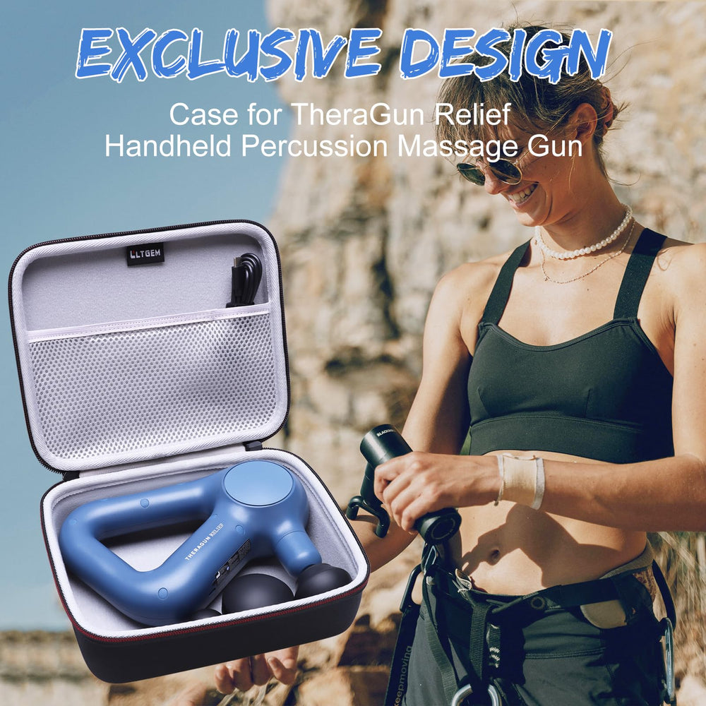 LTGEM khaki-material case provides durable everyday protection.