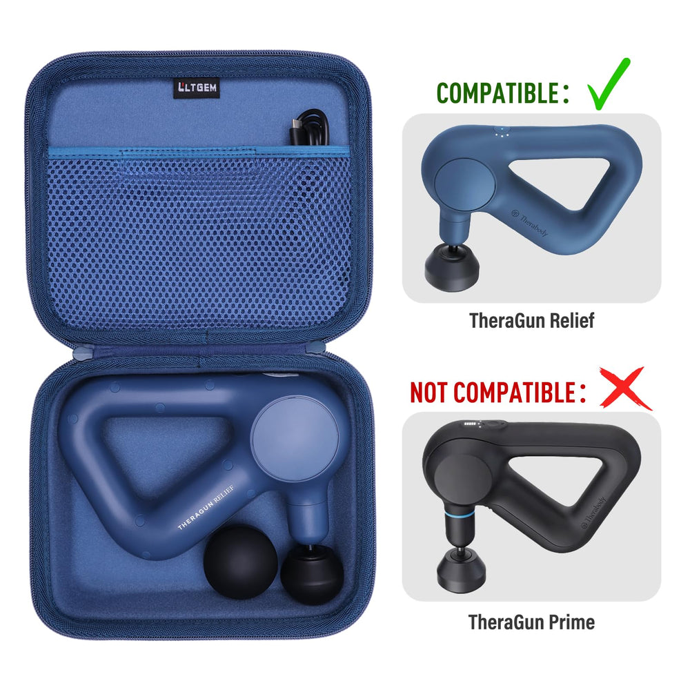LTGEM massage case with hand-strap enables easy portability.