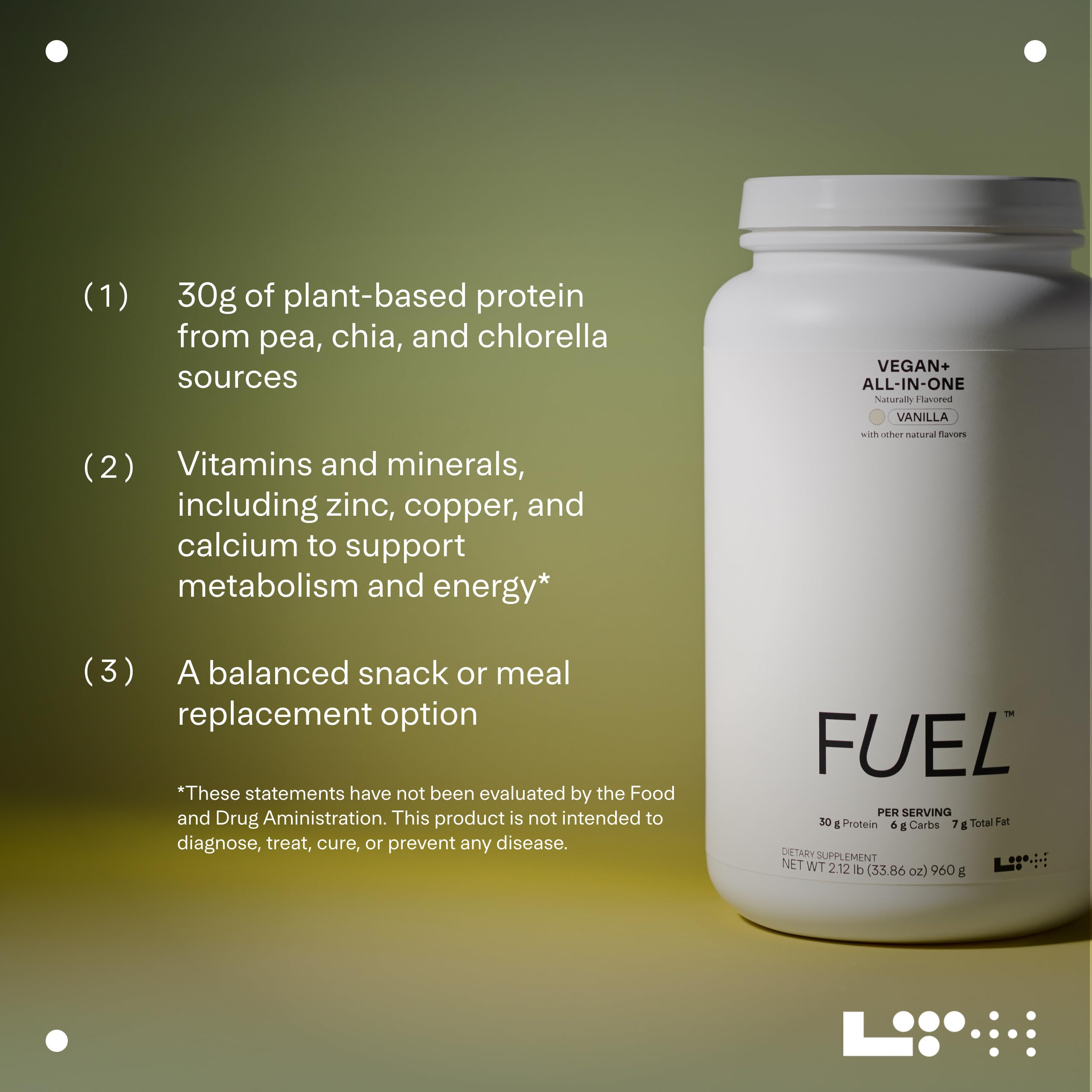 LTH Fuel Vegan in glass with vanilla shake demonstrates ready-to-drink nutrition