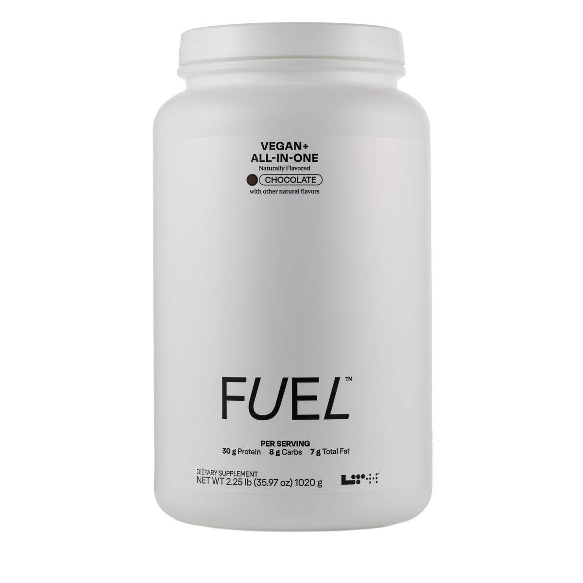LTH Fuel Vegan All-in-One tub — convenient meal replacement option.
