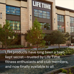 Measuring scoop inside LTH Hydrate tub ensures precise serving.