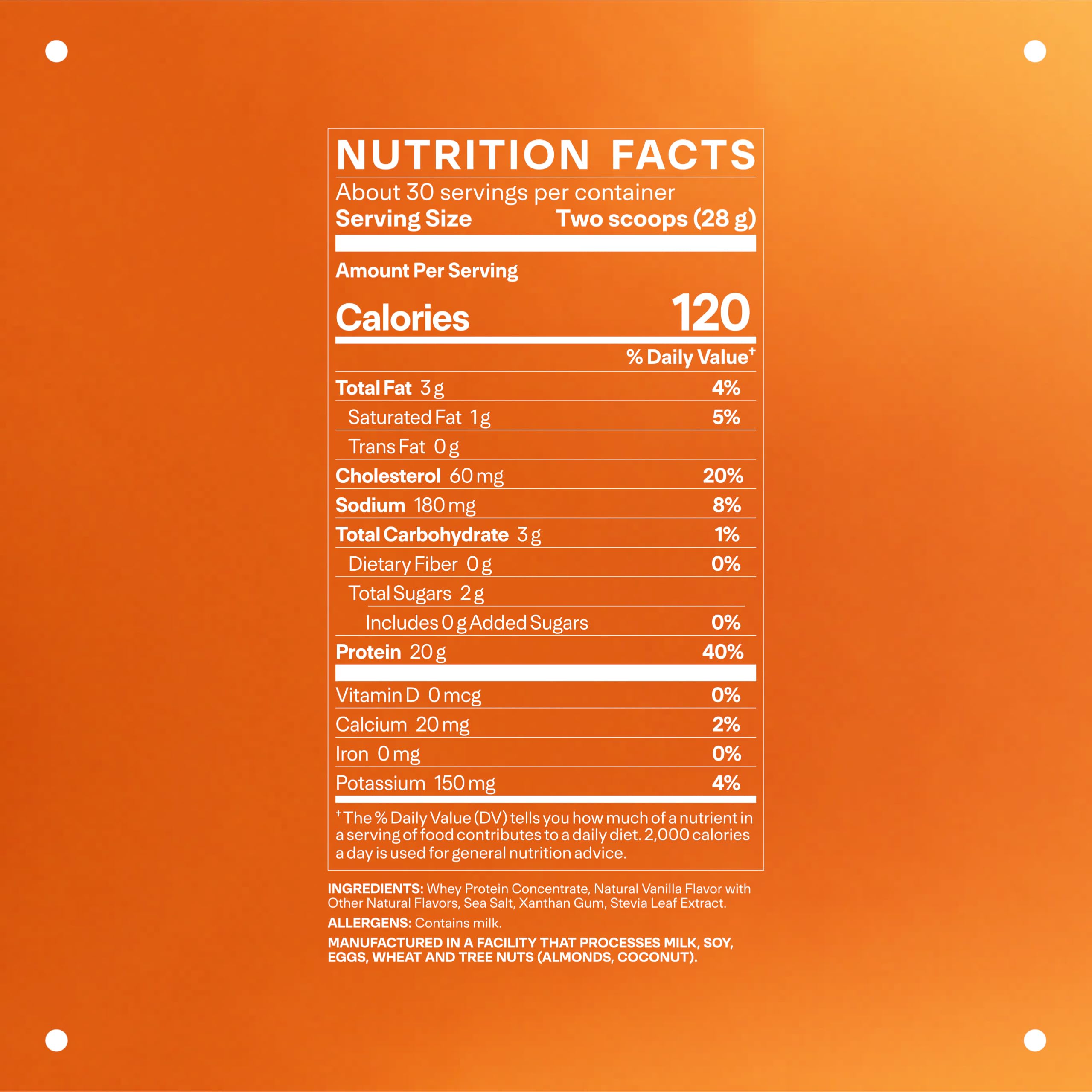 LTH Whey Protein serving scoop shows portion size for accurate protein intake and recovery.
