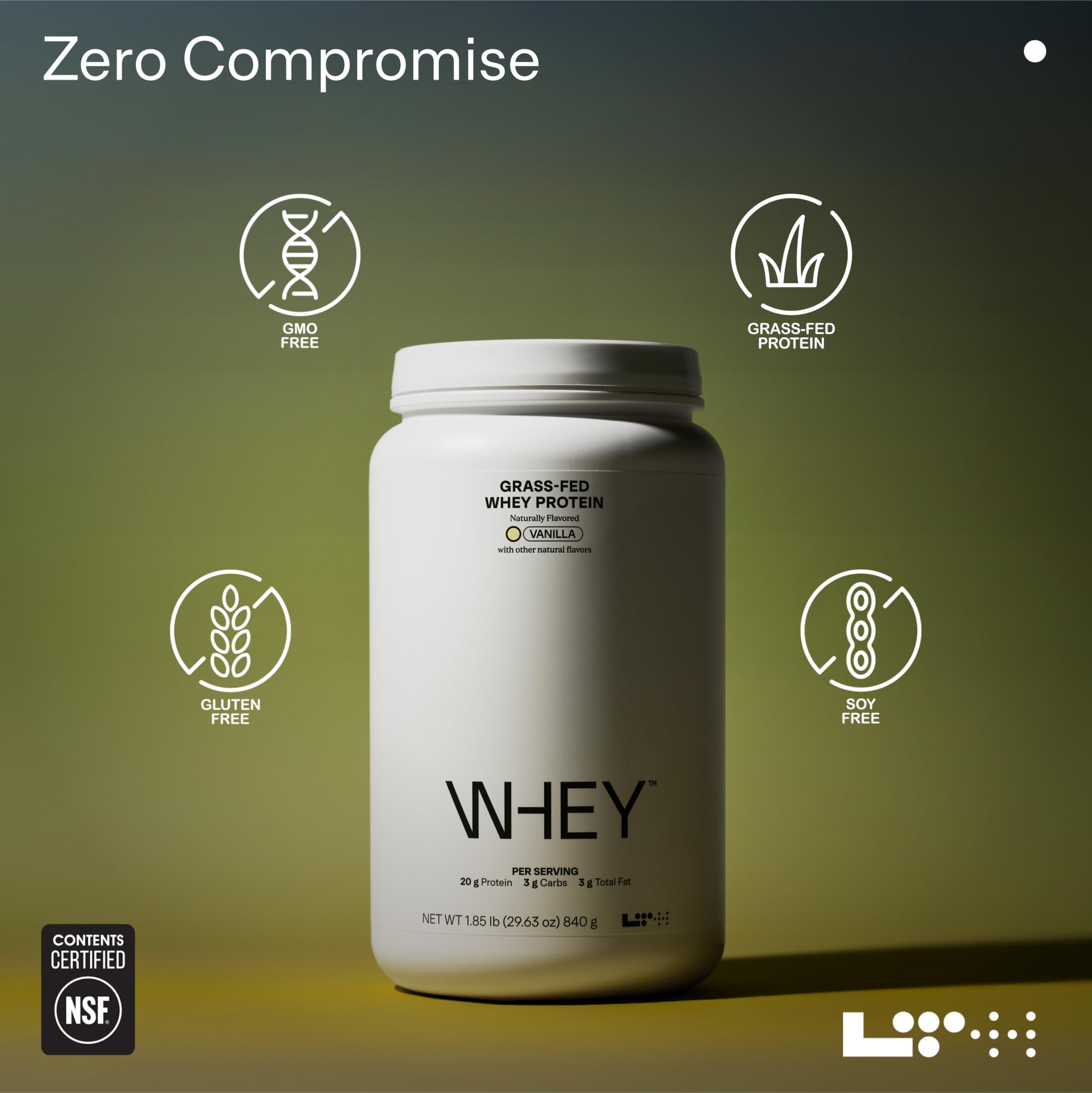 LTH Whey Protein shaker with powder blend ready to mix for post-workout fueling.