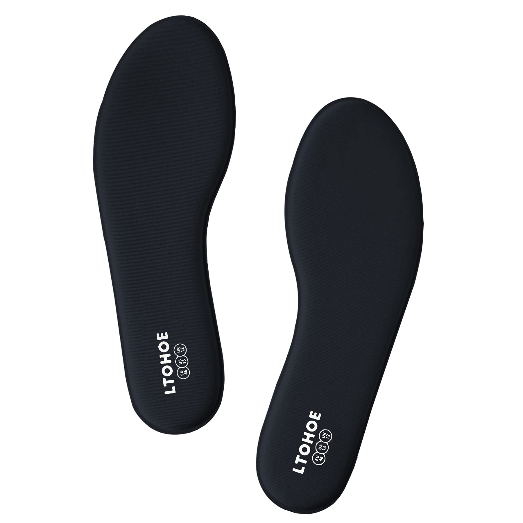 LTOHOE memory foam insole front view with plush cushioning.