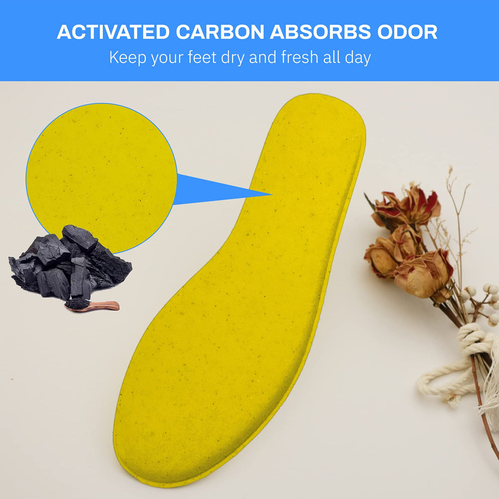 LTOHOE memory foam insole in a hiking boot for all-day relief