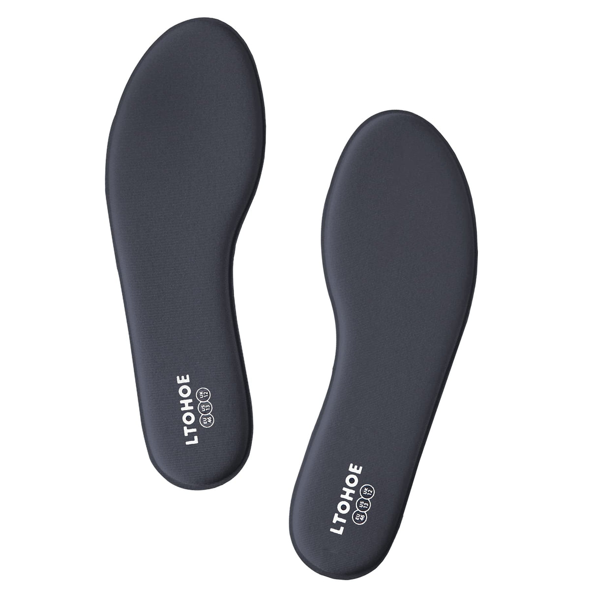 LTOHOE memory foam insoles provide all-day cushioning for daily wear.