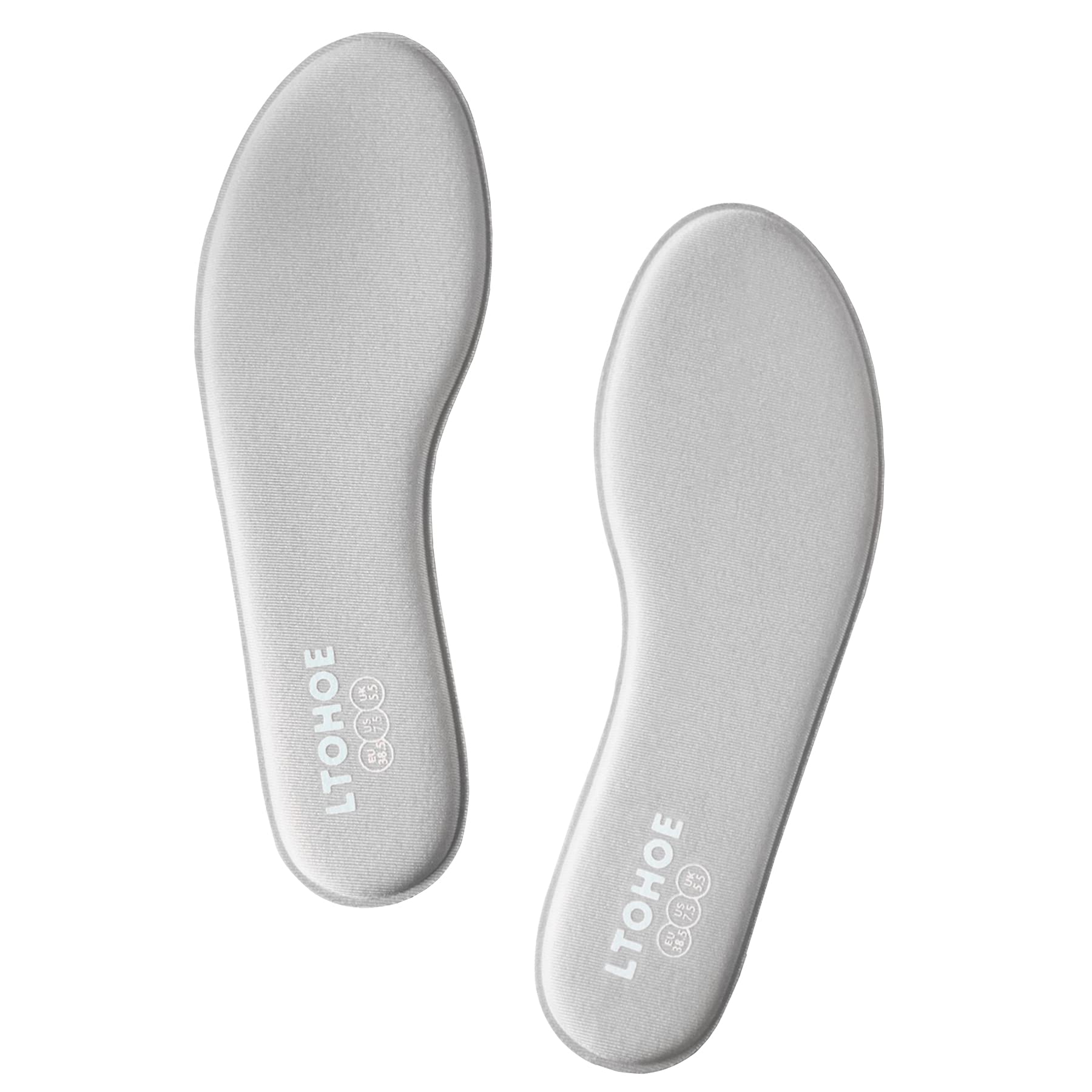 LTOHOE plantillas espuma viscoelástica 8 mm brindan soporte diario y confort