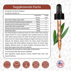 LTTLAODIZ wormwood tincture drops for daytime balance
