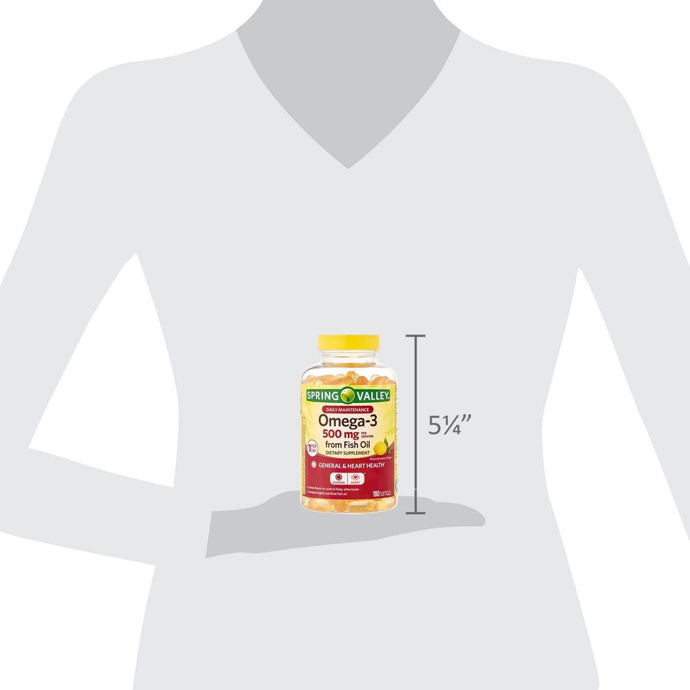 LUAL 180-count bottle representing a multi-month omega-3 supply