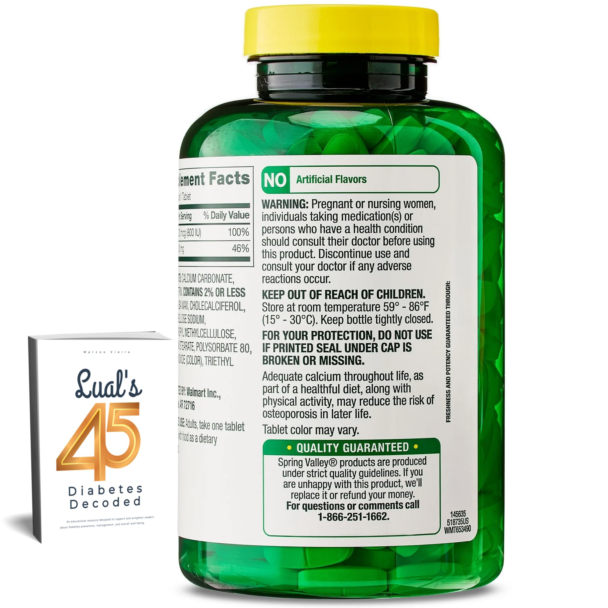 LUAL 45 Diabetes Decoded ebook included with the calcium D3 bundle.