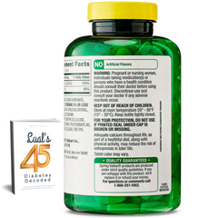 LUAL 45 Diabetes Decoded ebook included with the calcium D3 bundle.