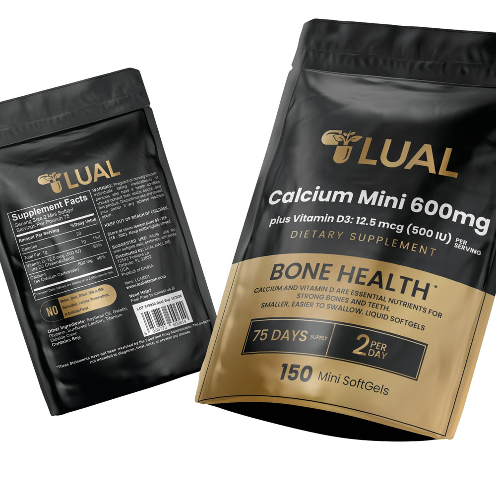 Pantry-ready display of LUAL Calcium Minis for convenient access.