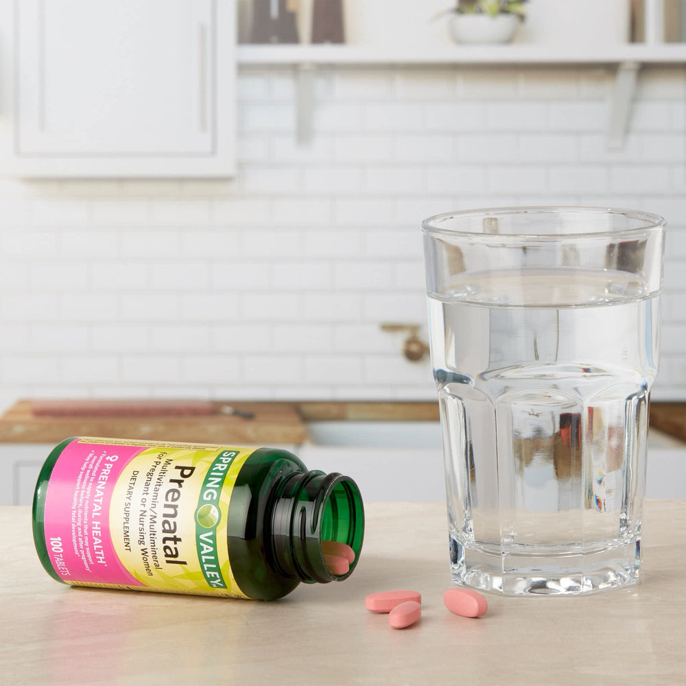 LUAL prenatal formula with folic acid, iron, and calcium for mom and baby
