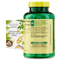 L-Lysine bottle beside glass of water for daily intake.