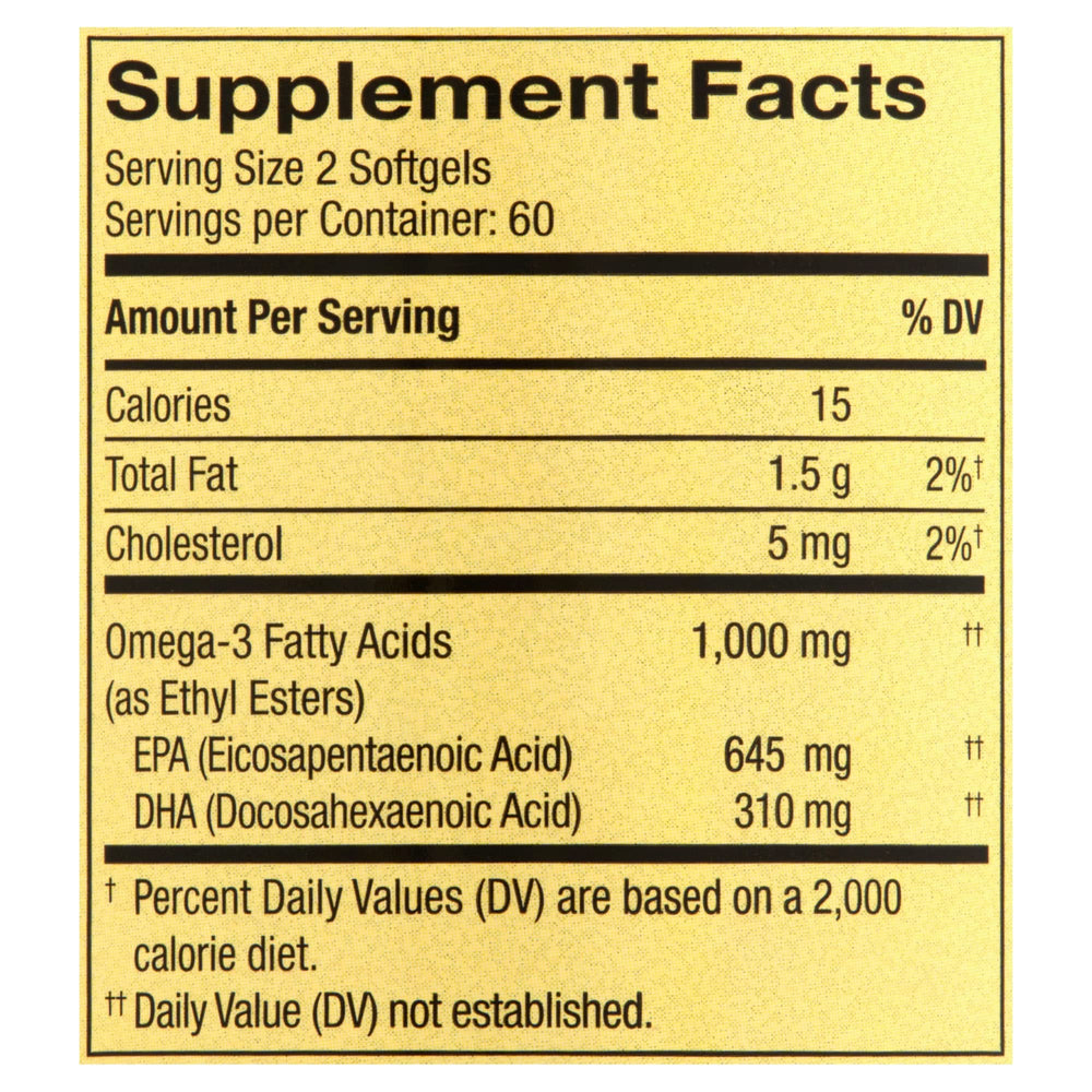 LUAL Omega-3 Mini bottle side view highlighting compact size