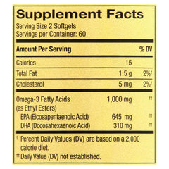 LUAL Omega-3 Mini bottle side view highlighting compact size