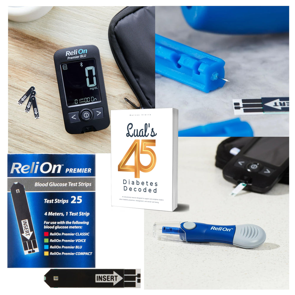 LUAL Premier BLU lancing device and lancets for comfortable sample collection