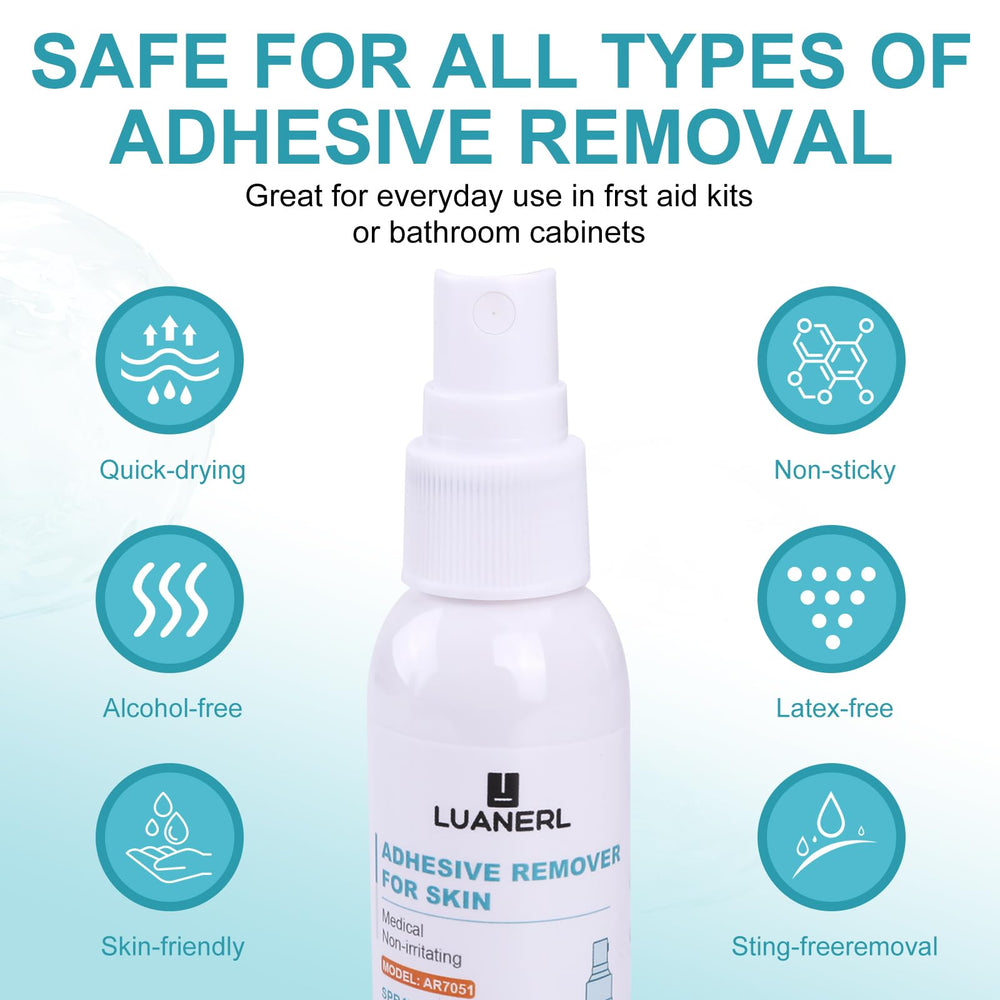 luanerl all-natural formula label showing alcohol-free, hypoallergenic care.