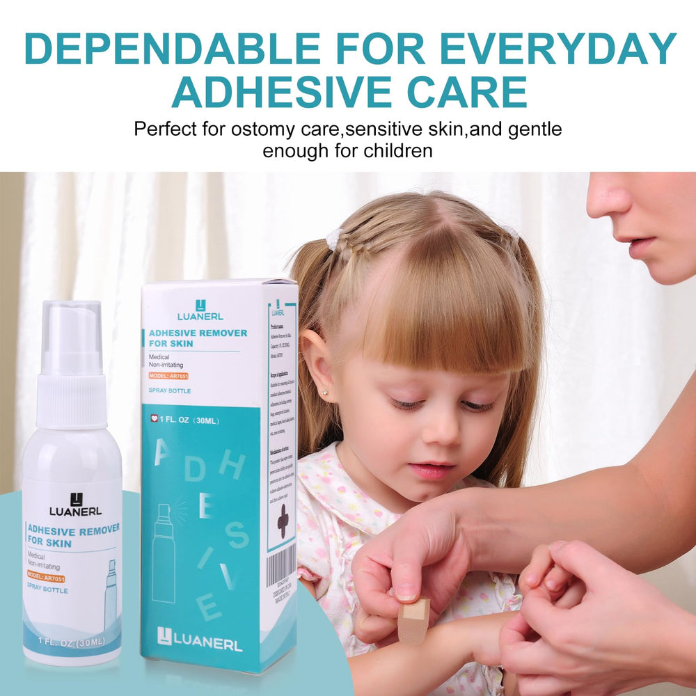 luanerl adhesive remover versatile for sports tape and temporary tattoos.