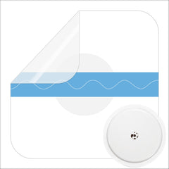 Luanerl waterproof sensor cover for Freestyle Libre 2/3 with 50-piece patch pack.