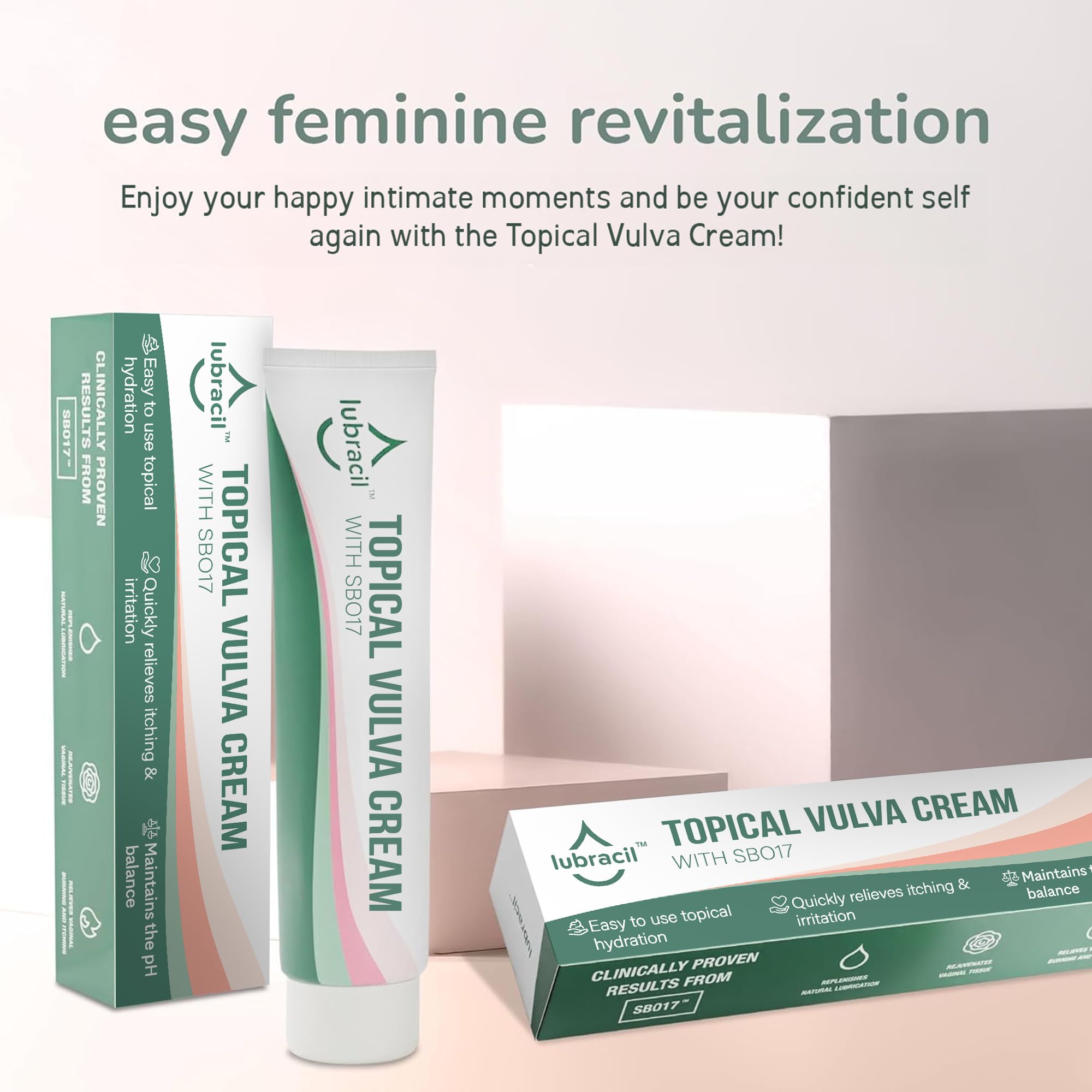 Lubracil Cream texture close-up highlights smooth, non-greasy absorption for comfortable use.