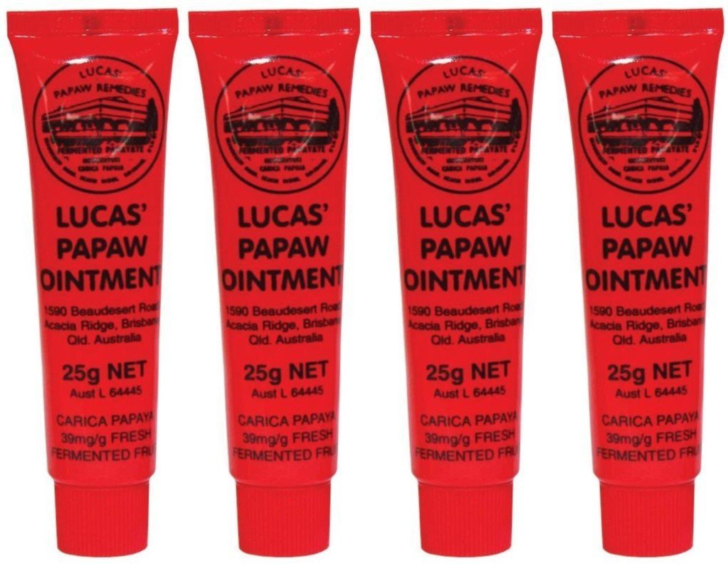 Lucas Papaw Ointment 25g tube pack for on-the-go skin relief.