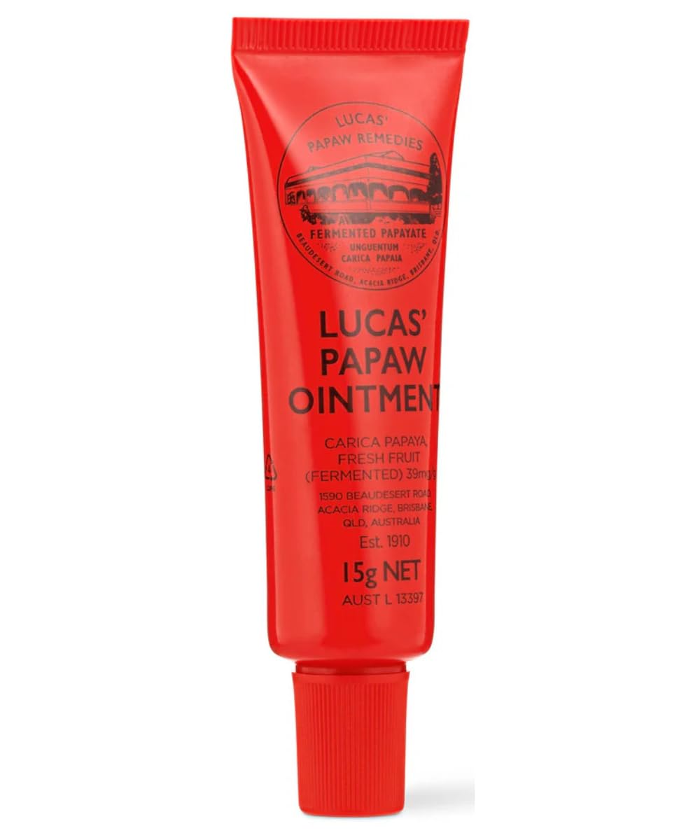 Lucas Papaw Ointment tubes closeup showing smooth texture for easy application.