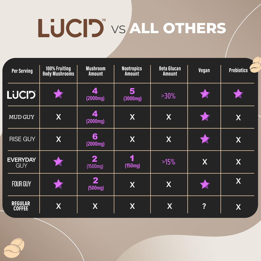 Lucid Superfood Mushroom Chai ginkgo biloba clarity