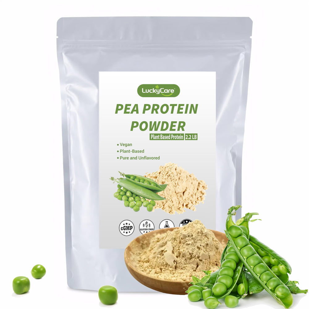 Luckycare Original pea protein powder bottle for clean shakes and daily nutrition