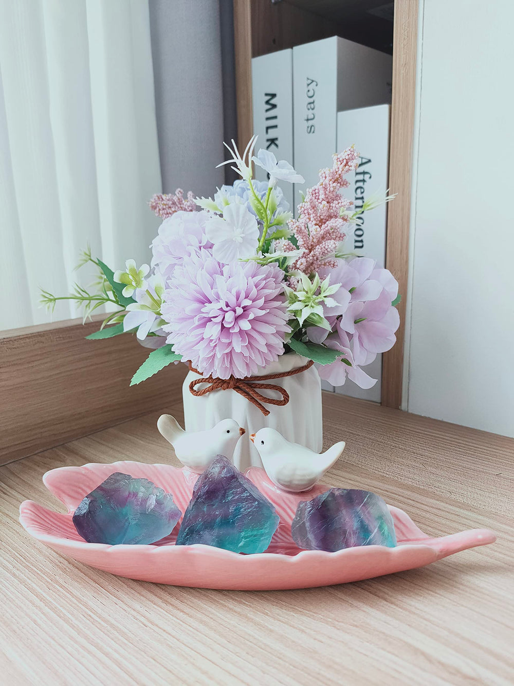 Luckeeper fluorite chunks for chakra balancing and mindfulness