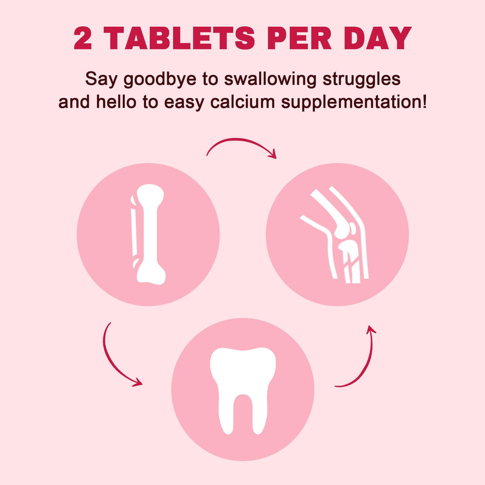 LUCNVEM Calcium Citrate with Vitamin D3 for absorption support