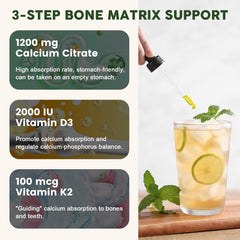 LUCNVEM calcium citrate drops pineapple flavor enhances daily supplement experience